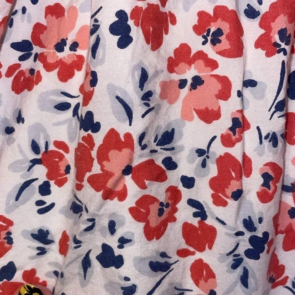 Tommy Bahama Floral Smocked Top Onesie Bodysuit Sleeveless size 18 months